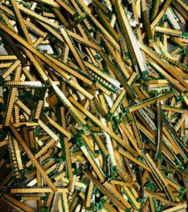 Trimmed Gold RAM Fingers